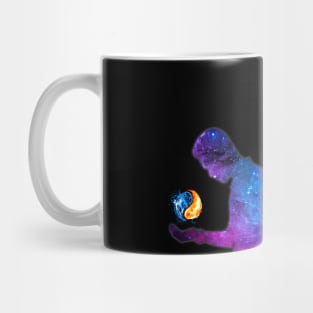 Angel Demon with Ice and Fire Magic Mug